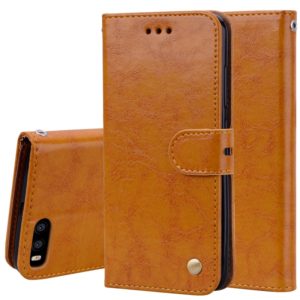 Business Style Oil Wax Texture Horizontal Flip Leather Case for Xiaomi Mi 6, with Holder & Card Slots & Wallet(Brown) (OEM)