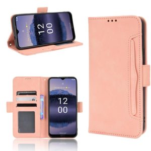 For Nokia G11 Plus Skin Feel Calf Texture Card Slots Leather Phone Case(Pink) (OEM)
