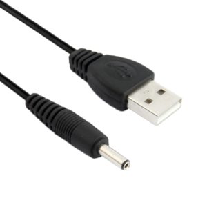 USB Male to DC 3.5 x 1.35mm Power Cable, Length: 1.2m (Black) (OEM)
