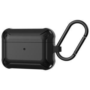 Wireless Earphones Shockproof Bumblebee Armor Silicone Protective Case For AirPods Pro(Black) (OEM)