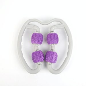 2nd Generation Soft Ring Clamp Leg Muscle Massage Relaxer Massage Roller Fitness Foam Roller(Purple) (OEM)