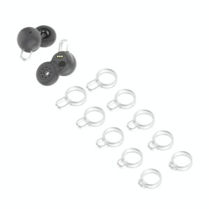 5 Pairs Non-Slip Silicone Earphone Ferrule Set for Sony LinkBuds Ear Cap(White) (OEM)