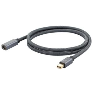 OD6.5mm Mini DP Male to Female DisplayPort Cable (OEM)