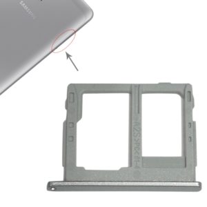 For Galaxy Tab A 8.0 / T380 / T385 SIM Card Tray + Micro SD Card Tray (Grey) (OEM)