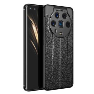 For Honor Magic4 Ultimate Litchi Texture Shockproof TPU Phone Case(Black) (OEM)