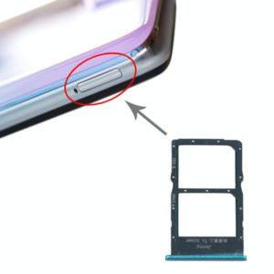 SIM Card Tray + NM Card Tray for Huawei P40 Lite (Green) (OEM)
