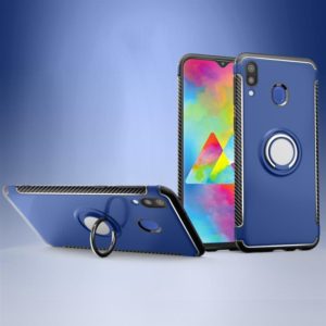 Magnetic 360 Degrees Rotation Ring Armor Protective Case for Galaxy M20 (Blue) (OEM)