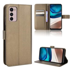 For Motorola Moto G42 Diamond Texture Leather Phone Case(Brown) (OEM)