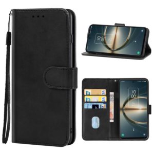For TCL 30 V 5G T781S Leather Phone Case(Black) (OEM)