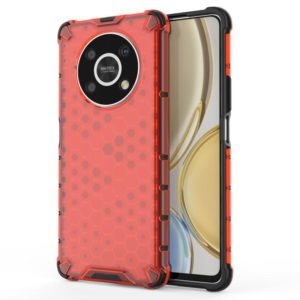 For Honor X30 Shockproof Honeycomb PC + TPU Protective Case(Red) (OEM)
