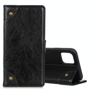 For Galaxy Note10 Lite / A81 Copper Buckle Nappa Texture Horizontal Flip Leather Case with Holder & Card Slots & Wallet(Black) (OEM)
