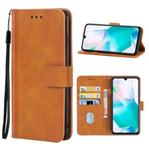 For Vivo iQOO Z6 Pro Leather Phone Case (Brown) (OEM)