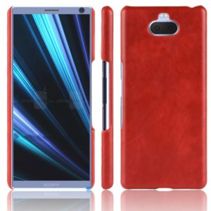 Shockproof Litchi Texture PC + PU Case for Sony Xperia 10 Plus (Red) (OEM)