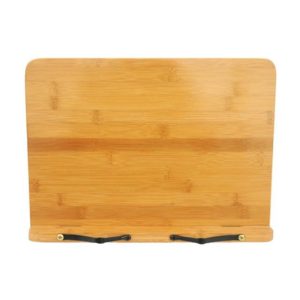 Wood Tablet Bookends Bracket Cookbook Textbooks Document Bamboo Foldable Reading Rest Book Stand, Type:Light Board Medium (OEM)