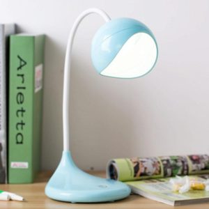 8012 USB Desk Lamp Student LED Study Lamp Bedroom Bedside Lamp(Blue) (OEM)