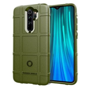 For Xiaomi Redmi 9 Full Coverage Shockproof TPU Case(Army Green) (OEM)