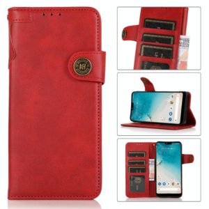 For Xiaomi Redmi Note 10 Pro KHAZNEH Dual-Splicing Cowhide Texture Horizontal Flip Leather Case with Holder & Card Slots & Wallet & Photo Frame & Lanyard(Red) (OEM)