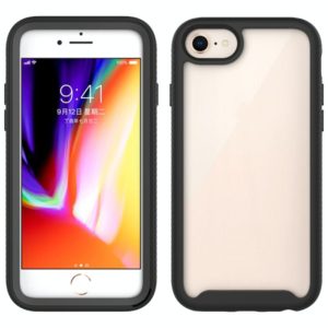 For iPhone 6 Starry Sky Solid Color Series Shockproof PC + TPU Protective Case(Black) (OEM)
