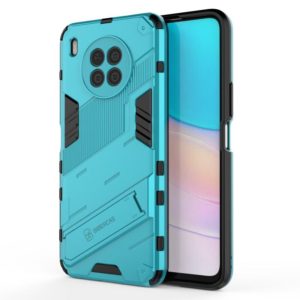 For Huawei nova 8i Foreign Version Punk Armor 2 in 1 PC + TPU Shockproof Case with Invisible Holder(Blue) (OEM)