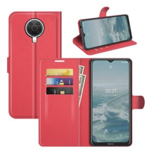 For Nokia G10/G20 Litchi Texture Horizontal Flip Protective Case with Holder & Card Slots & Wallet(Red) (OEM)