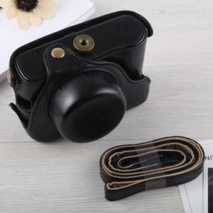 Full Body Camera PU Leather Case Bag with Strap for Fujifilm X100F (Black) (OEM)