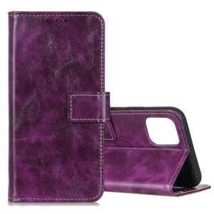 For Galaxy S10 Lite / A91 Retro Crazy Horse Texture Horizontal Flip Leather Case with Holder & Card Slots & Photo Frame & Wallet(Purple) (OEM)