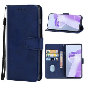 Leather Phone Case For OnePlus 9RT 5G(Blue) (OEM)