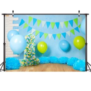 2.1m X 1.5m One Year Old Birthday Photography Background Party Decoration Hanging Cloth(579) (OEM)