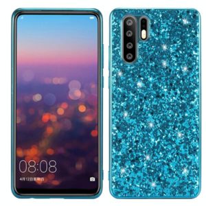 For OPPO A91 / F5 / Reno3 Glitter Powder Shockproof TPU Protective Case(Blue) (OEM)