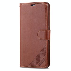 For OPPO Reno2 Z AZNS Sheepskin Texture Horizontal Flip Leather Case with Holder & Card Slots & Wallet(Brown) (AZNS) (OEM)