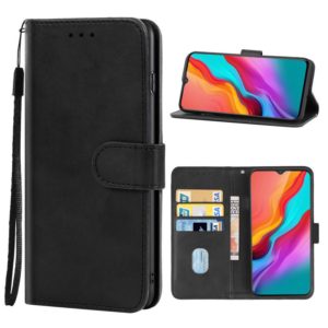 Leather Phone Case For Infinix Hot 8(Black) (OEM)