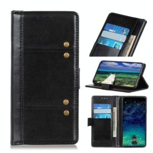 For Samsung Galaxy A03s Peas Crazy Horse Texture Horizontal Flip Leather Case with Holder & Card Slots & Wallet(Black) (OEM)