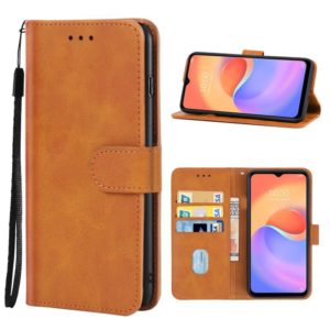 Leather Phone Case For ZTE Voyage 10(Brown) (OEM)