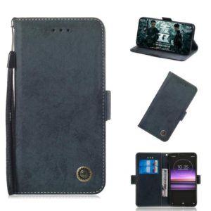 Multifunctional Horizontal Flip Retro Leather Case with Card Slot & Holder for Sony Xperia 10 Plus(Black) (OEM)