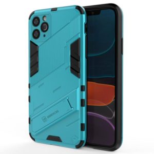 For iPhone 11 Pro Max Punk Armor 2 in 1 PC + TPU Shockproof Case with Invisible Holder (Blue) (OEM)