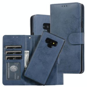 For Samsung Galaxy Note9 Retro 2 in 1 Detachable Magnetic Horizontal Flip TPU + PU Leather Case with Holder & Card Slots & Photo Frame & Wallet(Dark Blue) (OEM)