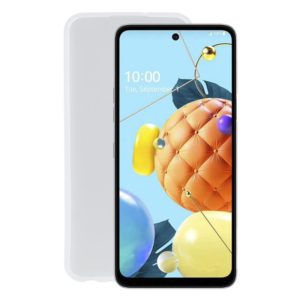 TPU Phone Case For LG K62(Transparent White) (OEM)