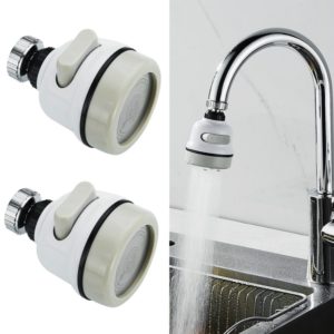 2 PCS Faucet Booster Shower Anti-splash Sprinkler Accessories Kitchen Tap Water-saving Adjustment Filter (OEM)
