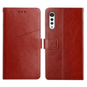 For LG Velvet 2 Pro Y Stitching Horizontal Flip Leather Phone Case(Brown) (OEM)