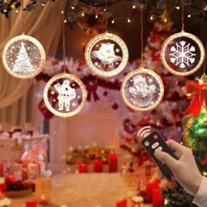 LED String Lights Christmas Decoration Lights Holiday Decoration Curtains USB Lights, Style: Remote Control (OEM)