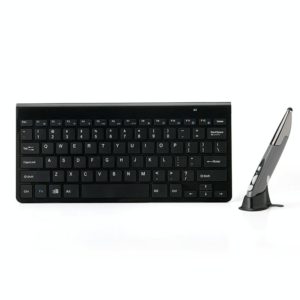 KM-909 2.4GHz Smart Stylus Pen Wireless Optical Mouse + Wireless Keyboard Set(Black) (OEM)