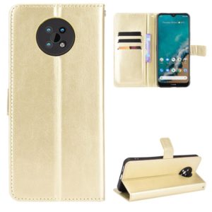 For Nokia C50 5G Crazy Horse Texture Horizontal Flip Leather Case with Holder & Card Slots & Lanyard(Gold) (OEM)