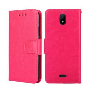 For Nokia C100 Crystal Texture Leather Phone Case(Rose Red) (OEM)