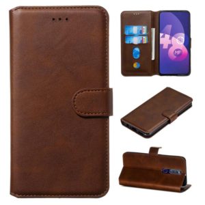 For OPPO F11 Pro / R19 Classic Calf Texture Horizontal Flip PU Leather Case, with Holder & Card Slots & Wallet(Brown) (OEM)