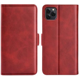 For Blackview A95 Dual-side Magnetic Buckle Leather Phone Case(Red) (OEM)
