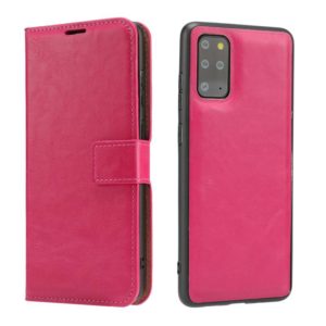 For Samsung Galaxy S20+ Crazy Horse Texture Detachable Magnetic Back Cover Horizontal Flip Leather Case with Holder & Card Slots & Photo Frame & Wallet(Red) (OEM)