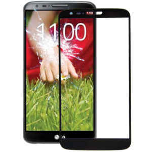 High Qualiay Front Screen Outer Glass for LG G2 D800 / D801 / D802 / D803 / D805(Black) (OEM)