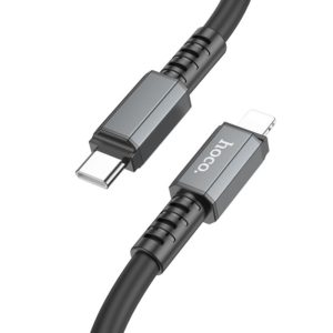 hoco X85 20W USB-C / Type-C to 8 Pin Strength PD Charging Data Cable，Length：1m(Black) (hoco) (OEM)