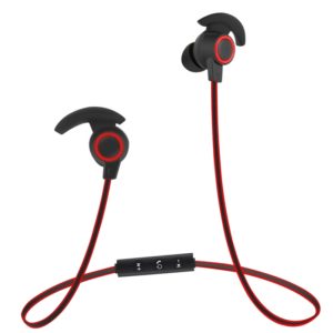 BTH-816 Wireless Bluetooth In-Ear Headphone Sports Headset with Mic, For iPhone, Galaxy, Huawei, Xiaomi, LG, HTC and Other Smart Phones, Bluetooth Distance: 10m(Red) (OEM)
