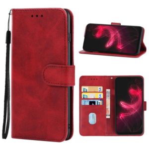 For Sharp Aquos Zero 5G Basic Leather Phone Case(Red) (OEM)